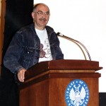 Ronald Grant standing at a podium