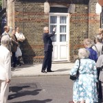 David Robinson, opening the exhibition