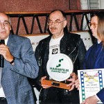 The Museum's Directors receiving the Haghefilm Award