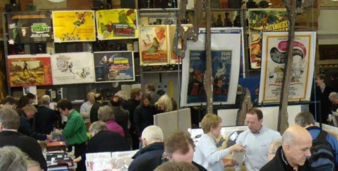 Stalls at the Cinema Museum Memorabilia Bazaar