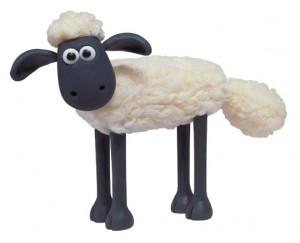 Photo of the character Shaun the Sheep from the BBC children's show