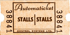 An old cinema ticket