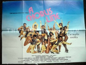 A poster for A Chorus Line
