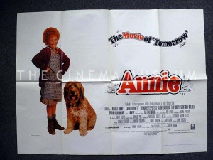 A poster for Annie