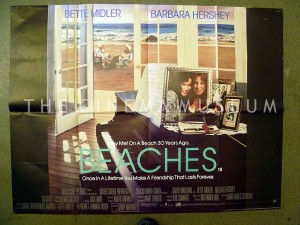 A poster for Beaches 