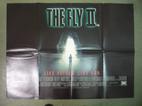 A poster for The Fly II