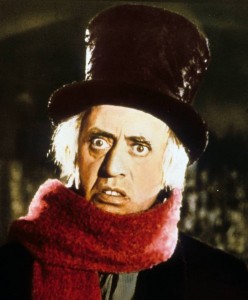 Alastair Sim as Scrooge