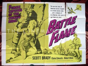 A poster for Battle Flame