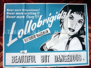 A poster for Beautiful but Dangerous