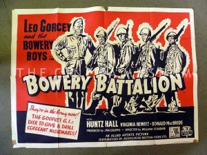 A poster for Bowery Battlion