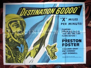 A poster for Destiniation 60,000