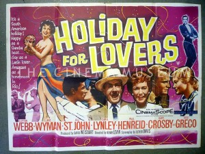 A poster for Holiday for Lovers