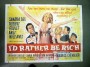 A poster for I'd Rather Be Rich