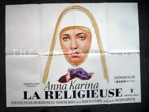 A poster for La Religieuse