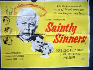 A poster for Saintly Sinners