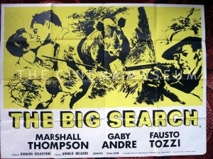 A poster for The Big Search