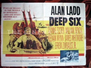 A poster for The Deep Six
