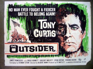 A poster for The Outsider