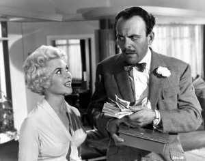 Vera Day and Terry-Thomas in Too Many Crooks (1959)
