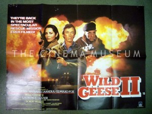 A poster for Wild Geese II