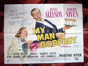 A poster for My Man Godfrey