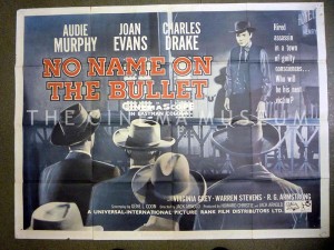 A poster for No Name on the Bullet