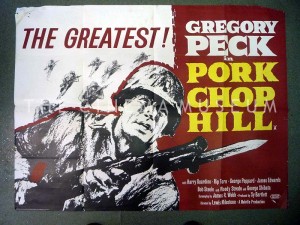 A poster for Pork Chop Hill 