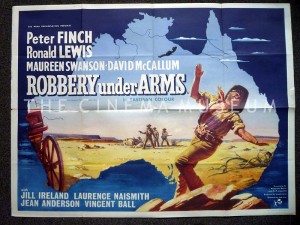 A poster for Robbery Under Arms