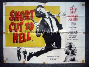 A poster for Short Cut to Hell