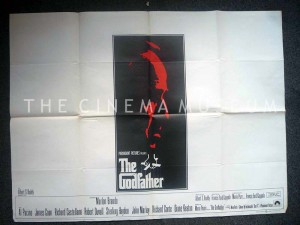 A poster for The Godfather 