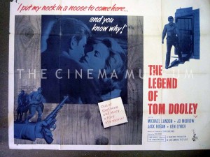 A poster for The Legend of Tom Dooley
