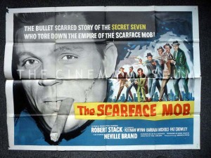 A poster for The Scarface Mob
