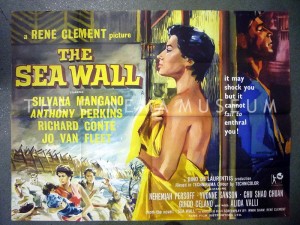 A poster for The Sea Wall (Aka This Angry Age)