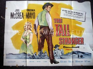 A poster for The Tall Stranger
