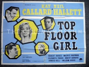 A poster for Top Floor Girl