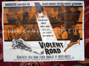 A poster for Violent Road