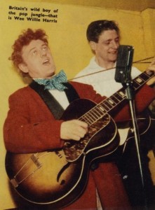 Wee Willie Harris playing guitar