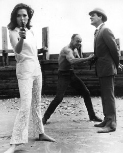 Raymond Austin with Diana Rigg and Patrick Macnee