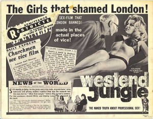 West End Jungle - newspaper advertisement for the film