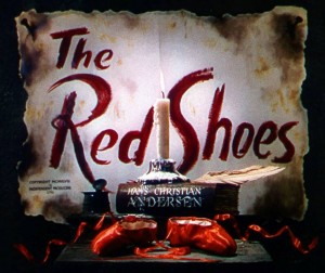 Title card for The Red Shoes (Powell & Pressburger 1948)