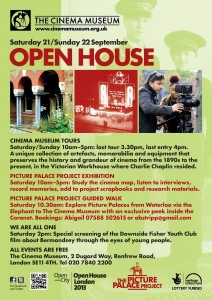 poster for Open House at Cinema Museum