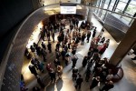 Overhead shot of reception