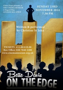 Bette Davis - On the Edge poster