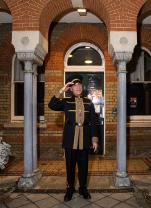 George in uniform