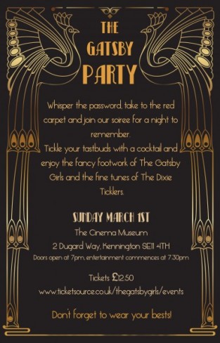 The Gatsby Party Invite