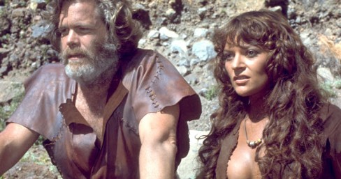 Dana Gillespie and Doug McClure in The People that Time Forgot