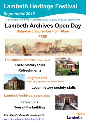 Lambeth Archives Open Day