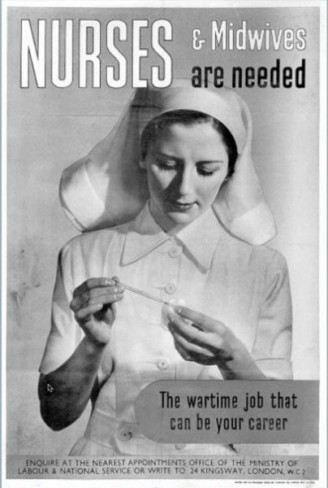 WW2 nurses and midwives poster