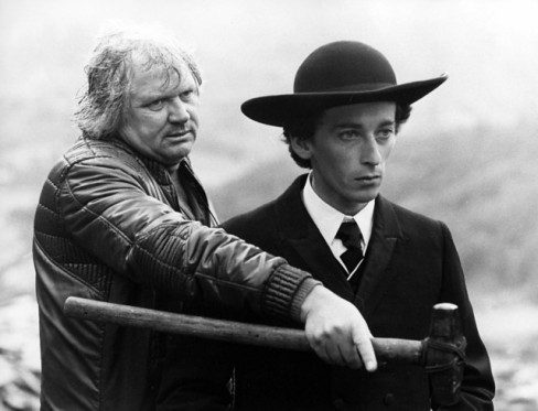 Ken Russell with Robert Powell filming Mahler