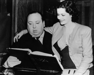 Alfred Hitchcock and Margaret Lockwood